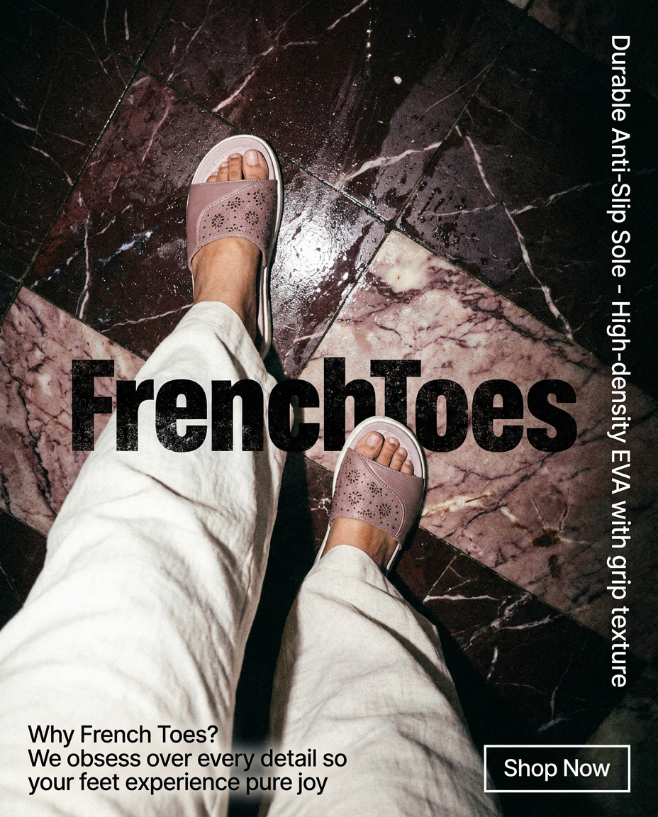 French Toes comfort footwear worn in relaxed daily lifestyle